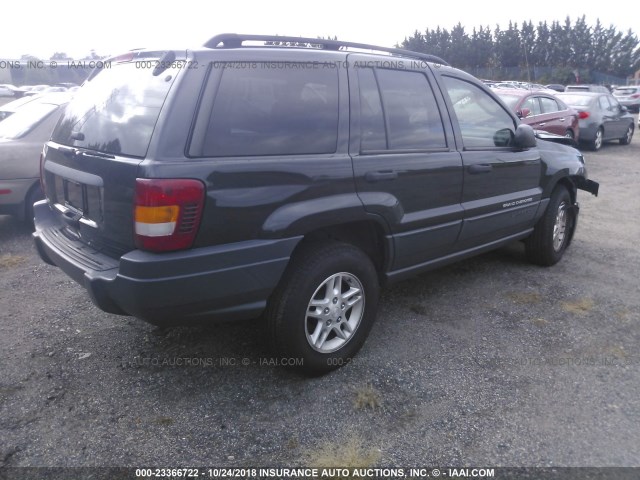 1J4GW48S44C140982 - 2004 JEEP GRAND CHEROKEE LAREDO/COLUMBIA/FREEDOM 黑色 照片 4