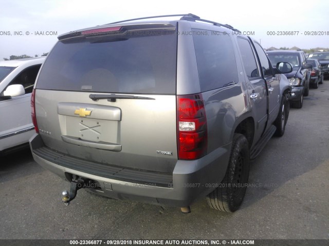 1GNFC23069R294786 - 2009 CHEVROLET TAHOE C1500 LT GRAY photo 4