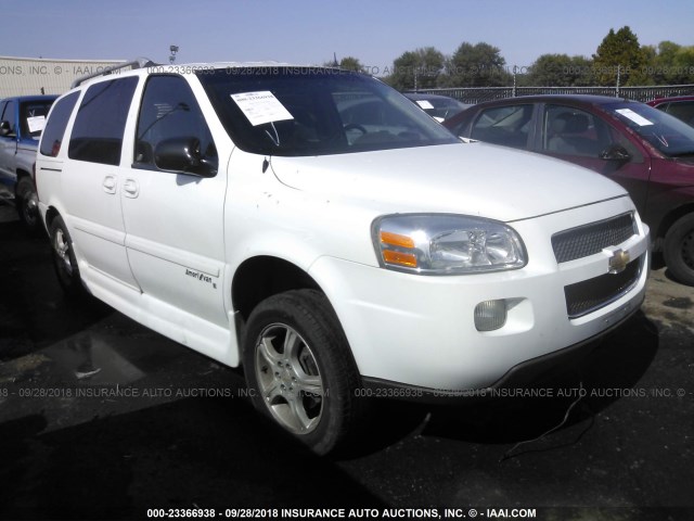 1GBDV13LX6D132333 - 2006 CHEVROLET UPLANDER INCOMPLETE WHITE photo 1