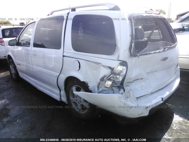 1GBDV13LX6D132333 - 2006 CHEVROLET UPLANDER INCOMPLETE WHITE photo 3