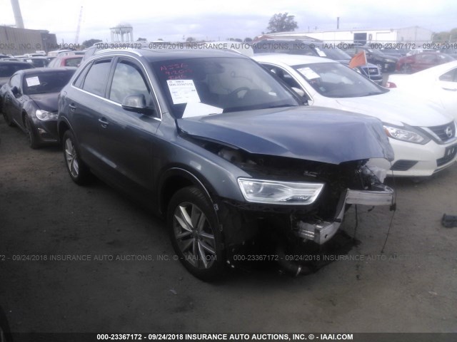 WA1EFCFS8GR021788 - 2016 AUDI Q3 PREMIUM PLUS GRAY photo 1