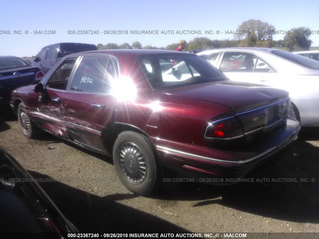 1G4HR52K6VH558718 - 1997 BUICK LESABRE LIMITED MAROON photo 3