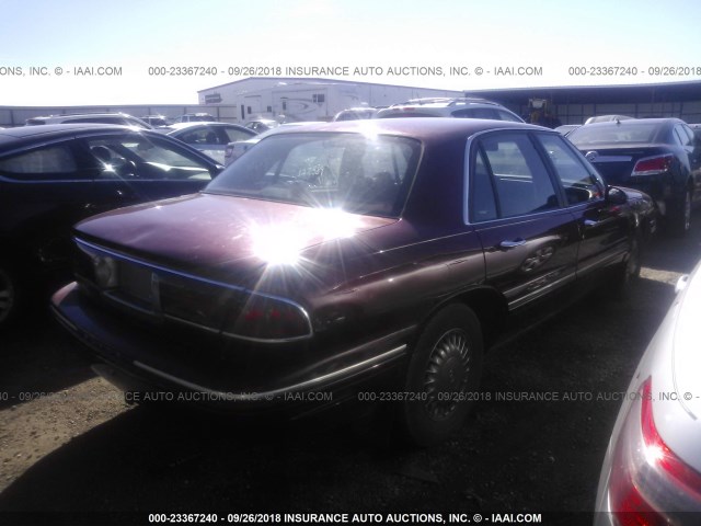 1G4HR52K6VH558718 - 1997 BUICK LESABRE LIMITED MAROON photo 4