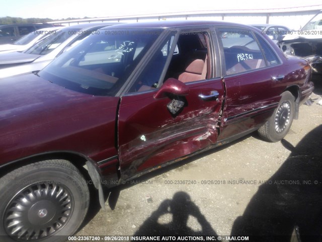 1G4HR52K6VH558718 - 1997 BUICK LESABRE LIMITED MAROON photo 6