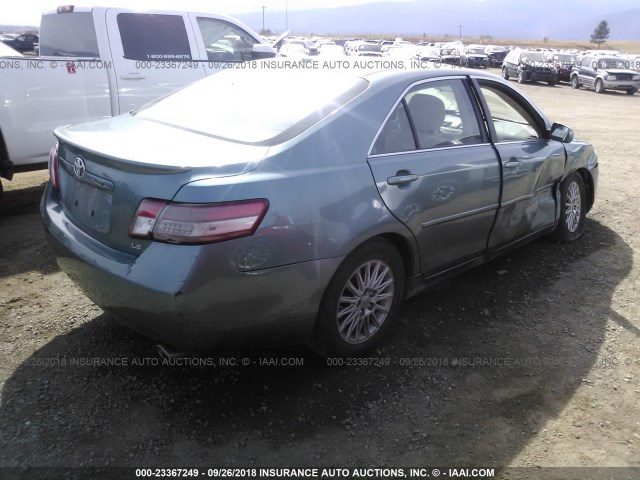 4T1BF3EK7AU518759 - 2010 TOYOTA CAMRY SE/LE/XLE GREEN photo 4