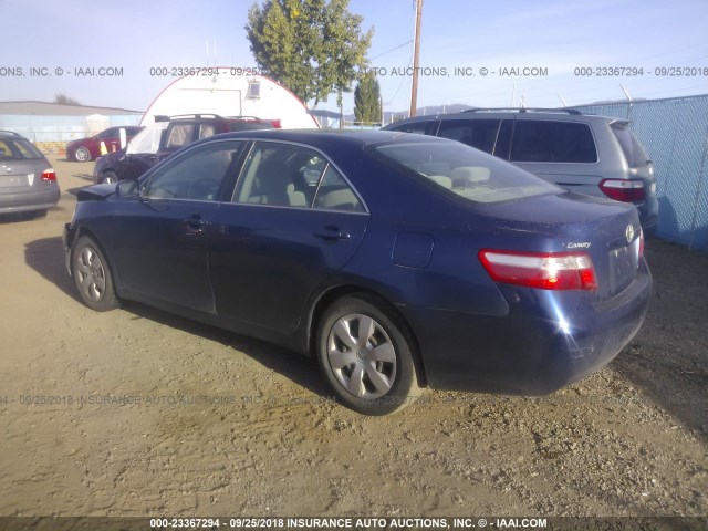 4T4BE46K09R091580 - 2009 TOYOTA CAMRY SE/LE/XLE 蓝色 照片 3