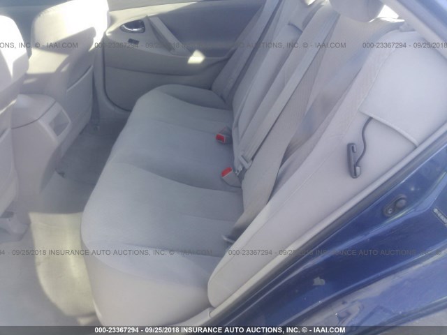 4T4BE46K09R091580 - 2009 TOYOTA CAMRY SE/LE/XLE 蓝色 照片 8