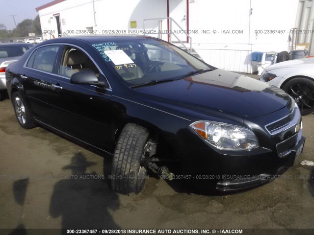 1G1ZD5E04CF274569 - 2012 CHEVROLET MALIBU 2LT BLACK photo 1