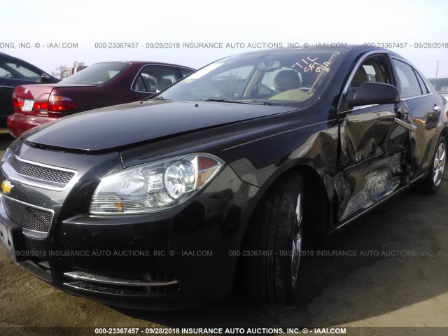 1G1ZD5E04CF274569 - 2012 CHEVROLET MALIBU 2LT BLACK photo 6