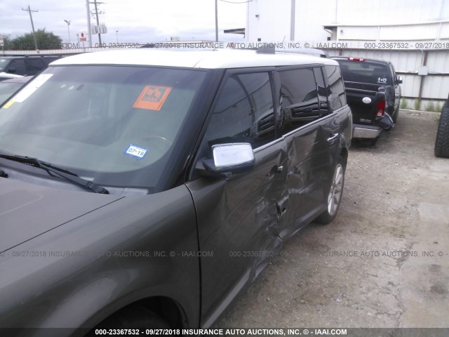 2FMGK5DC8CBD07375 - 2012 FORD FLEX LIMITED GRAY photo 6