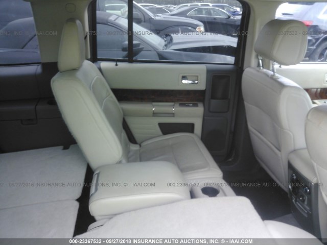 2FMGK5DC8CBD07375 - 2012 FORD FLEX LIMITED GRAY photo 8