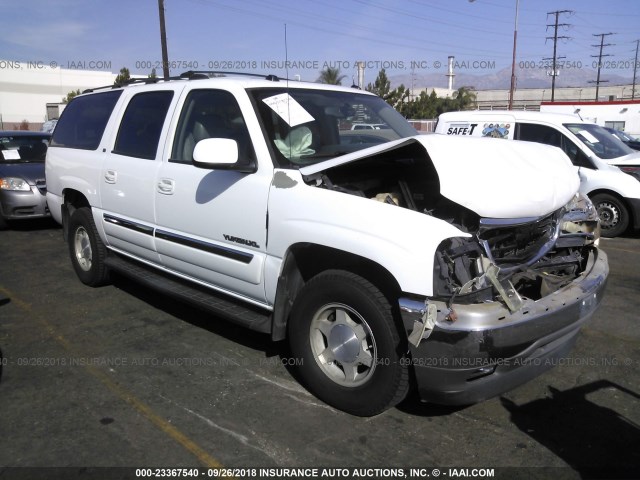 1GKEC16Z45J166651 - 2005 GMC YUKON XL C1500 WHITE photo 1