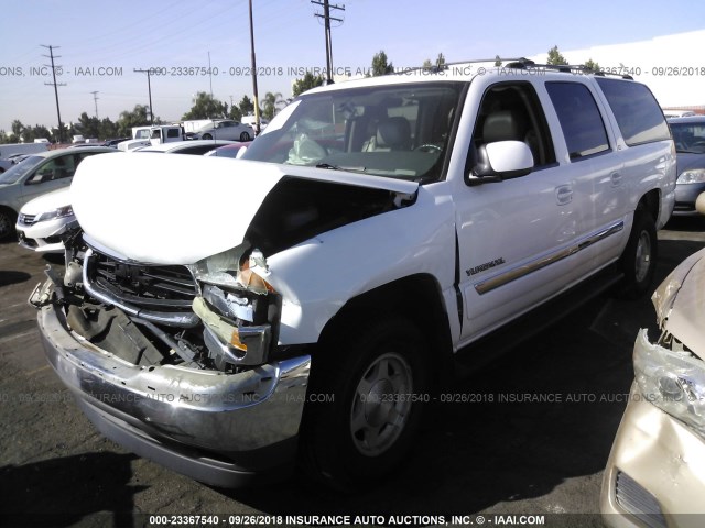 1GKEC16Z45J166651 - 2005 GMC YUKON XL C1500 WHITE photo 2