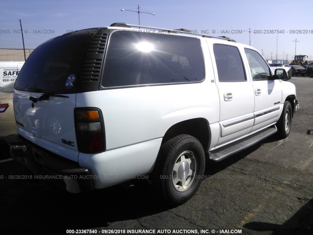 1GKEC16Z45J166651 - 2005 GMC YUKON XL C1500 WHITE photo 4