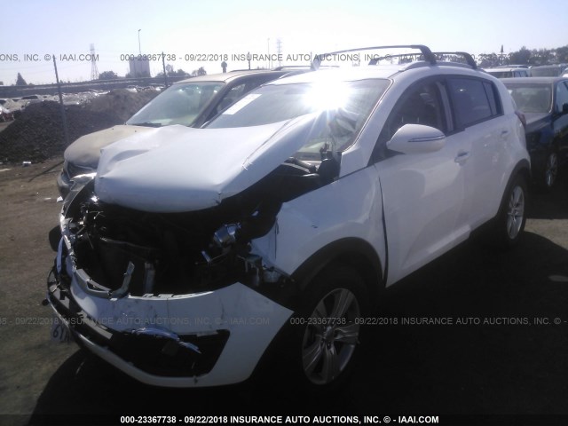 KNDPB3A28D7402114 - 2013 KIA SPORTAGE LX 白色 照片 2