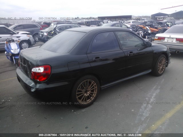 JF1GD70674L508699 - 2004 SUBARU IMPREZA WRX STI BLACK photo 4