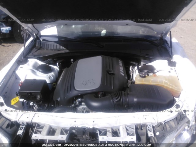 2C3CCAET9DH547089 - 2013 CHRYSLER 300C WHITE photo 10