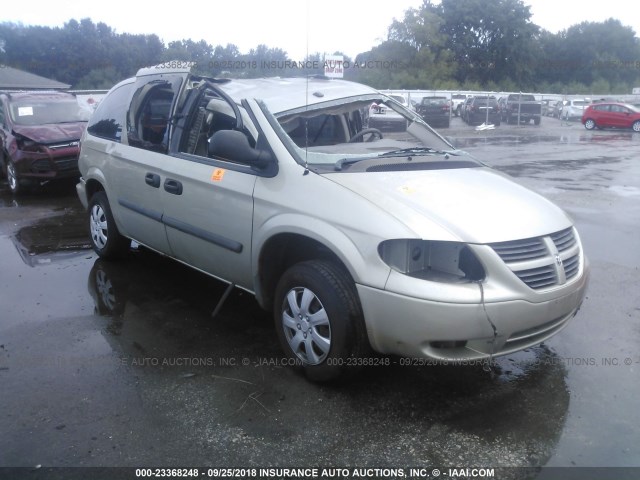 1D4GP24R47B212965 - 2007 DODGE GRAND CARAVAN SE GOLD photo 1