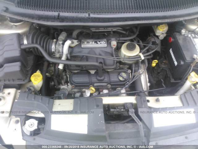 1D4GP24R47B212965 - 2007 DODGE GRAND CARAVAN SE GOLD photo 10