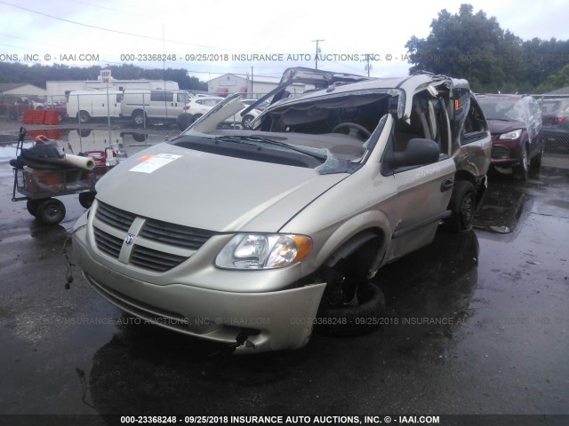 1D4GP24R47B212965 - 2007 DODGE GRAND CARAVAN SE GOLD photo 2