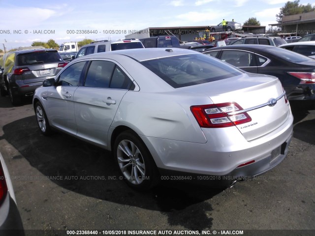 1FAHP2E8XDG112493 - 2013 FORD TAURUS SEL SILVER photo 3