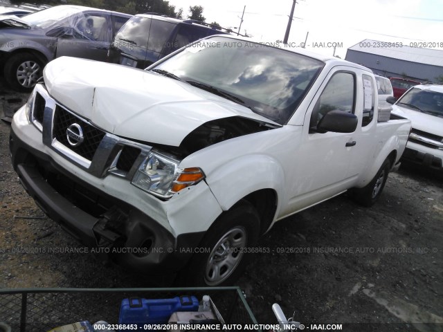 1N6BD0CT3GN723547 - 2016 NISSAN FRONTIER S/SV WHITE photo 2