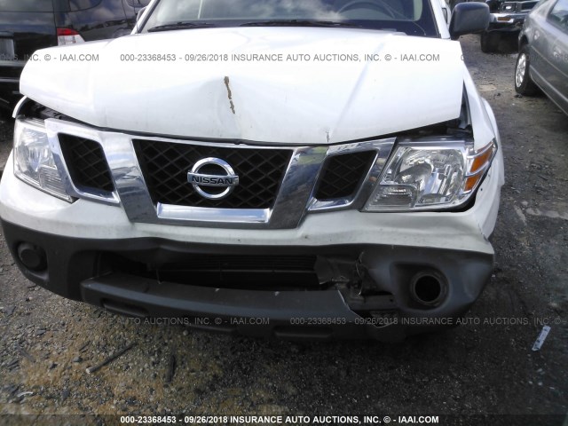 1N6BD0CT3GN723547 - 2016 NISSAN FRONTIER S/SV WHITE photo 6