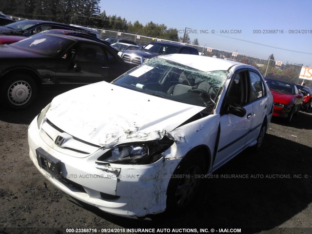 2HGES16394H542529 - 2004 HONDA CIVIC DX VP 白色 照片 2