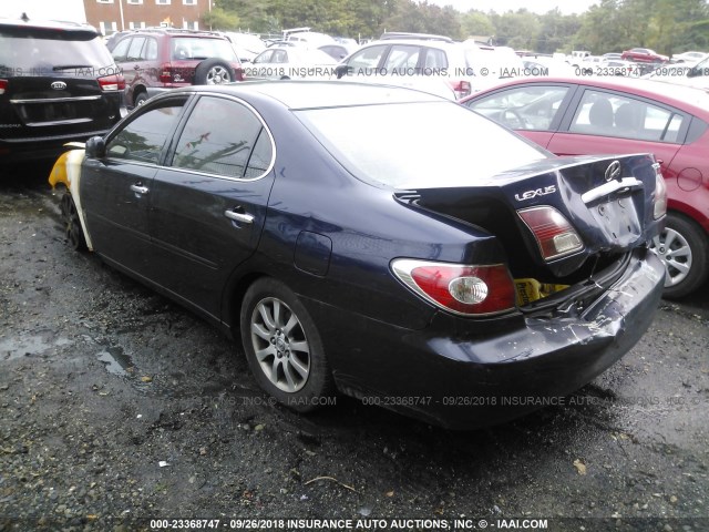 JTHBF30G730108494 - 2003 LEXUS ES 300 BLUE photo 3