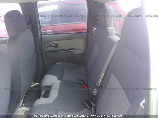 1GTCS136958173893 - 2005 GMC CANYON BURGUNDY photo 8