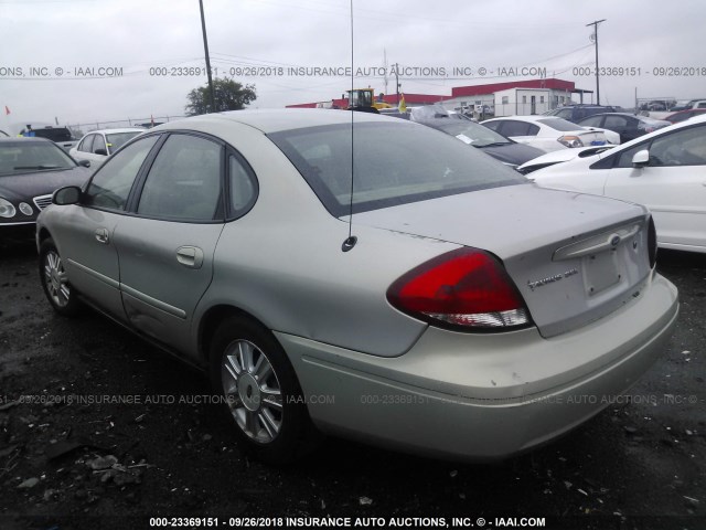 1FAFP56UX7A151872 - 2007 FORD TAURUS SEL TAN photo 3