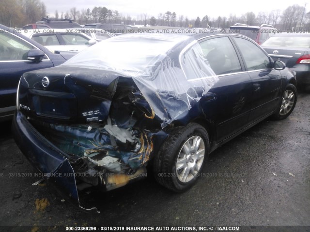 1N4AL11D36C154461 - 2006 NISSAN ALTIMA S/SL BLUE photo 4