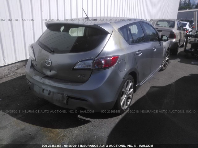 JM1BL1K58B1359690 - 2011 MAZDA 3 S SILVER photo 4