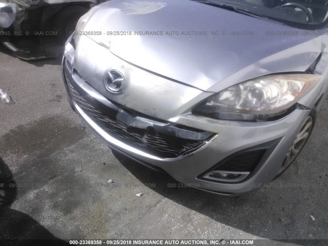 JM1BL1K58B1359690 - 2011 MAZDA 3 S SILVER photo 6