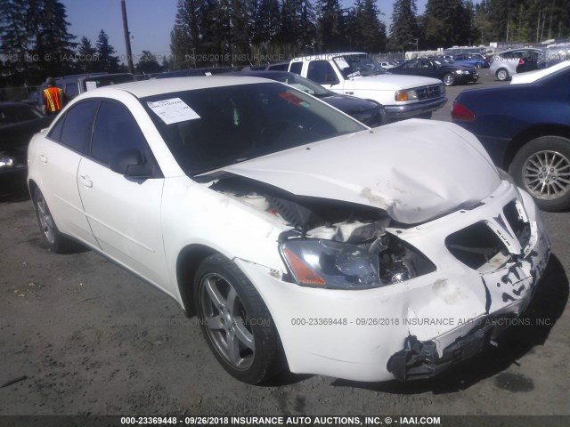 1G2ZG58NX74205056 - 2007 PONTIAC G6 SE WHITE photo 1