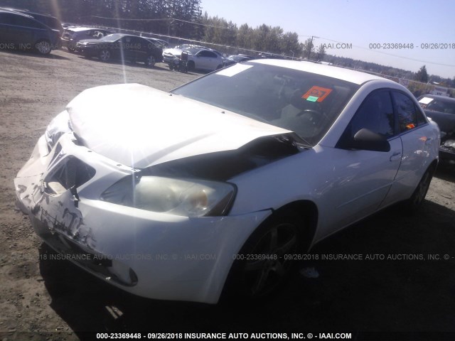 1G2ZG58NX74205056 - 2007 PONTIAC G6 SE WHITE photo 2