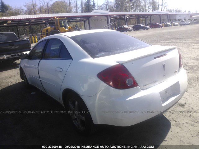 1G2ZG58NX74205056 - 2007 PONTIAC G6 SE WHITE photo 3