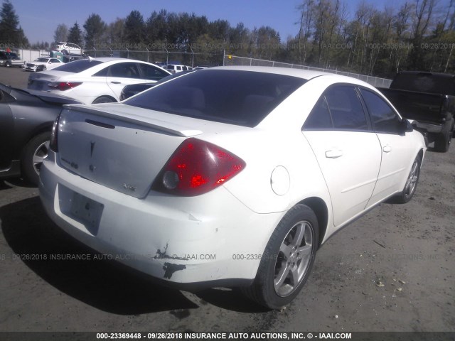 1G2ZG58NX74205056 - 2007 PONTIAC G6 SE WHITE photo 4