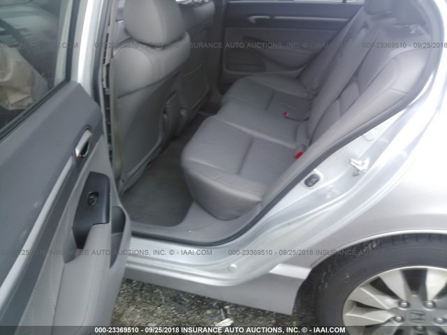 2HGFA1F90AH316533 - 2010 HONDA CIVIC EXL SILVER photo 8