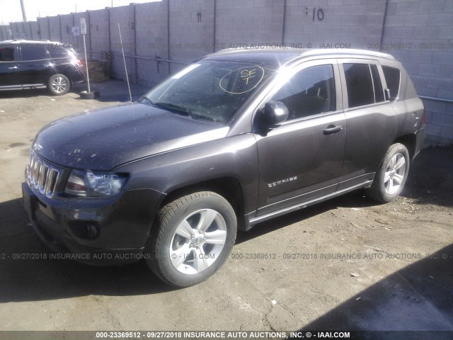 1C4NJDBB5GD713763 - 2016 JEEP COMPASS SPORT GRAY photo 2