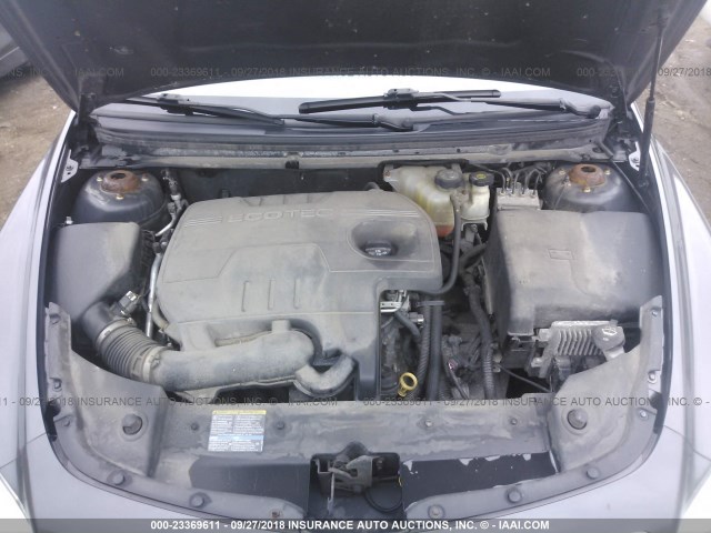 1G1ZA5E04A4146141 - 2010 CHEVROLET MALIBU LS GRAY photo 10