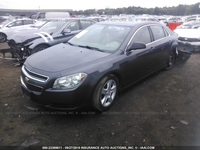 1G1ZA5E04A4146141 - 2010 CHEVROLET MALIBU LS GRAY photo 2