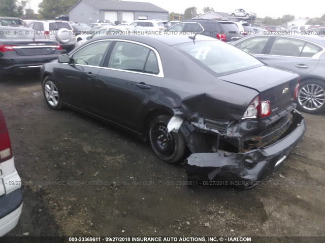 1G1ZA5E04A4146141 - 2010 CHEVROLET MALIBU LS GRAY photo 3