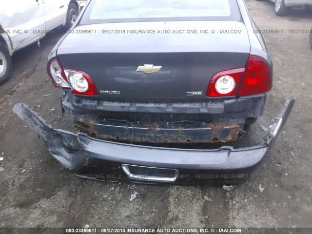1G1ZA5E04A4146141 - 2010 CHEVROLET MALIBU LS GRAY photo 6