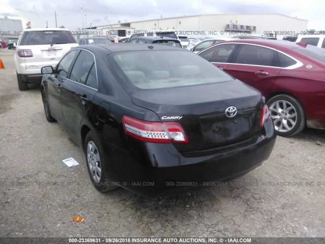 4T4BF3EK9BR152441 - 2011 TOYOTA CAMRY SE/LE/XLE 黑色 照片 3