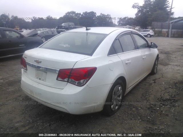 1G1PC5SH3C7299350 - 2012 CHEVROLET CRUZE LS WHITE photo 4