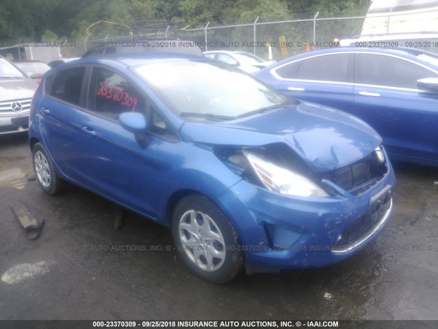 3FADP4EJXBM153805 - 2011 FORD FIESTA SE BLUE photo 1