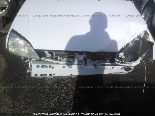1FAFP34N17W321488 - 2007 FORD FOCUS ZX4/S/SE/SES WHITE photo 6