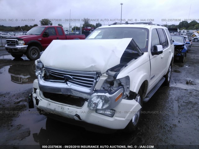 1FMEU65E08UA20976 - 2008 FORD EXPLORER LIMITED WHITE photo 6