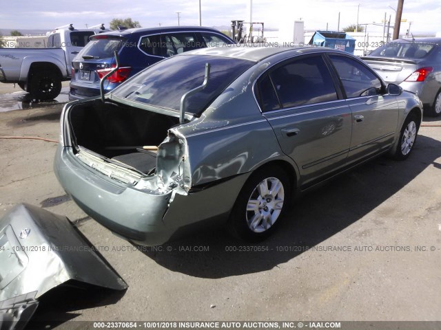 1N4AL11D86N333728 - 2006 NISSAN ALTIMA S/SL GREEN photo 4